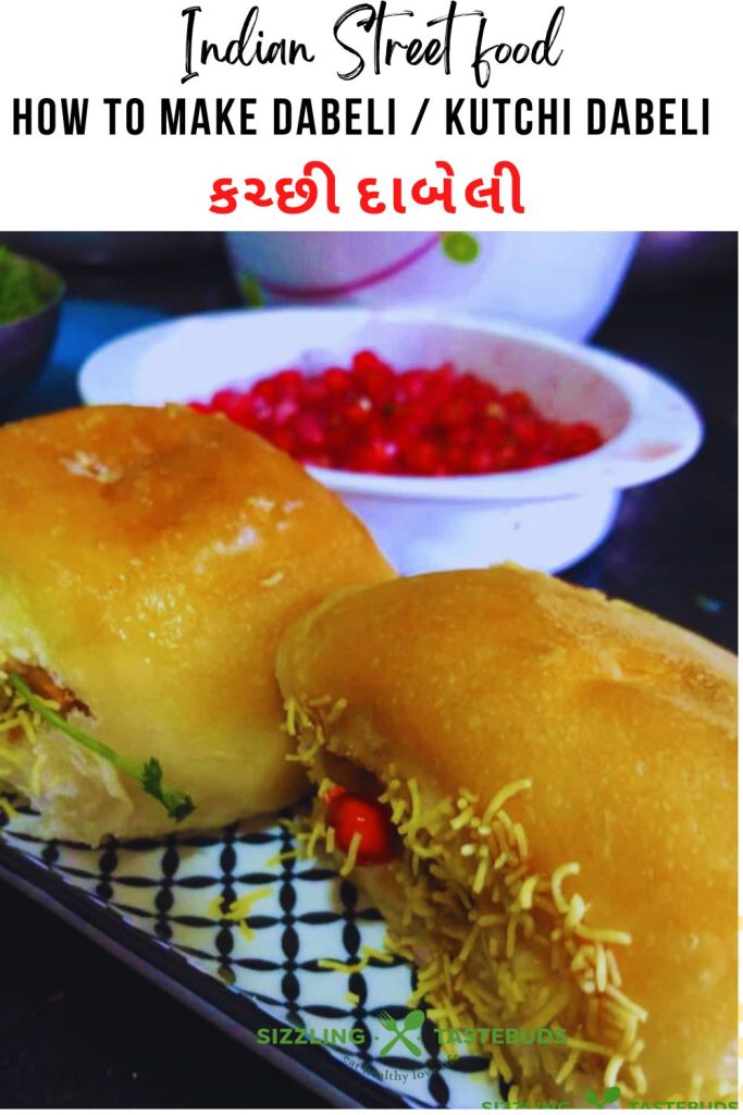 Dabeli is a spicy, tangy Indian street food from Gujarat, made with a flavorful potato filling, chutneys, crunchy peanuts, and pomegranate seeds, all stuffed in a buttery pav. It’s a delicious explosion of sweet, sour, and savory in every bite!